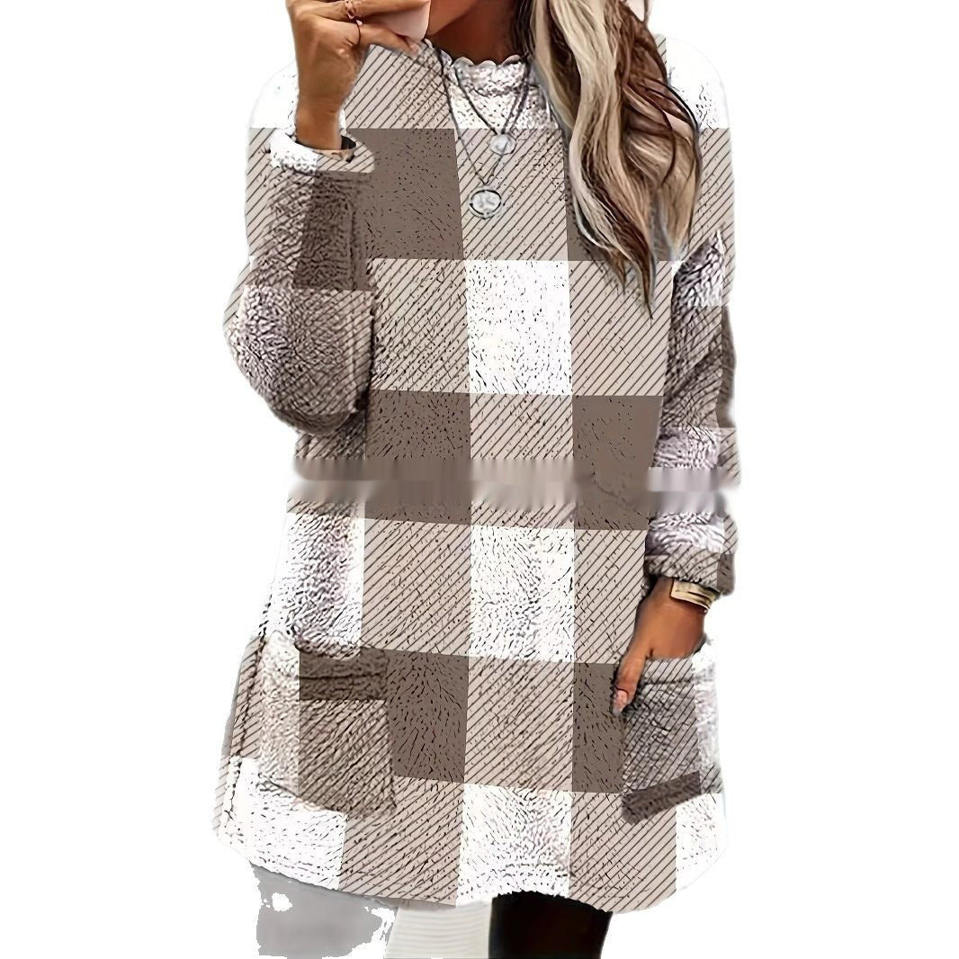 Women's Plush Long Casual Pullover