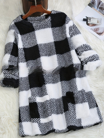 Women's Plush Long Casual Pullover