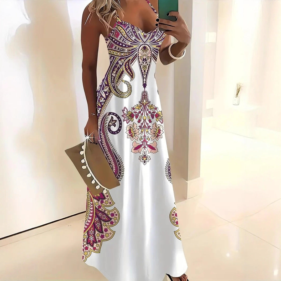 Women's Bohemian Print Dress
