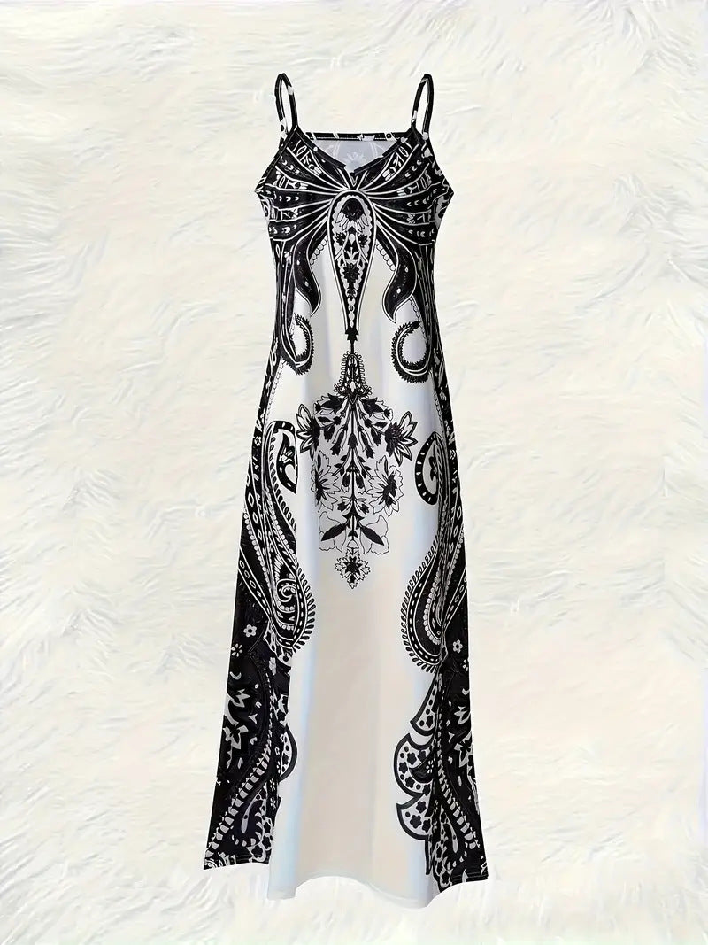 Women's Bohemian Print Dress