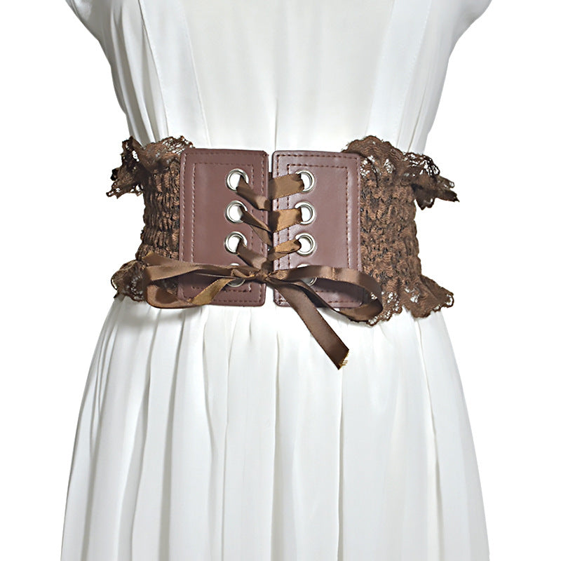 European And American Ladies Lace Decoration Girdle