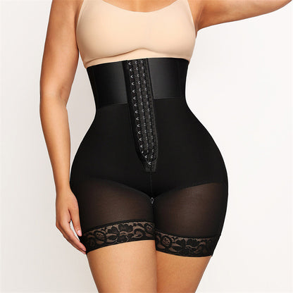 3 Breasted Bodybuilding Girdle High Waist Belly Contracting And Hip Lifting Pants