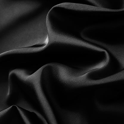 Camisa de seda con cuello en V, estilo occidental, holgada, sin mangas