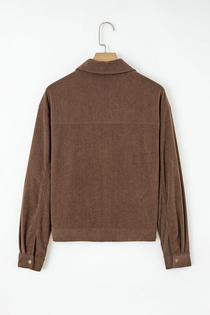 Catherine Lapel Collar Corduroy Jacket