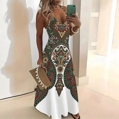 Women's Bohemian Print Dress