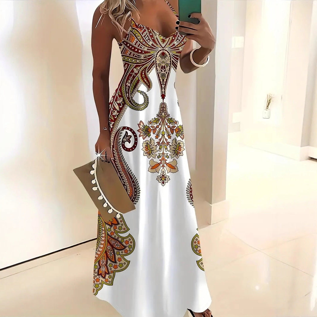 Women's Bohemian Print Dress