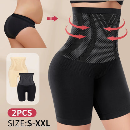 High-waist Sculpting Pants Women's Waist Girdle Breathable