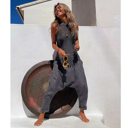 Chaleco Playa Vacaciones Protector Solar Blusa Mujer