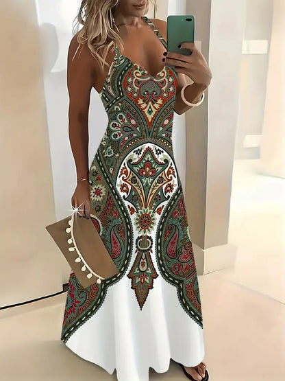 Women's Bohemian Print Dress