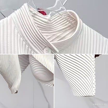 A Lady's Elegant Solid-colored Cardigan