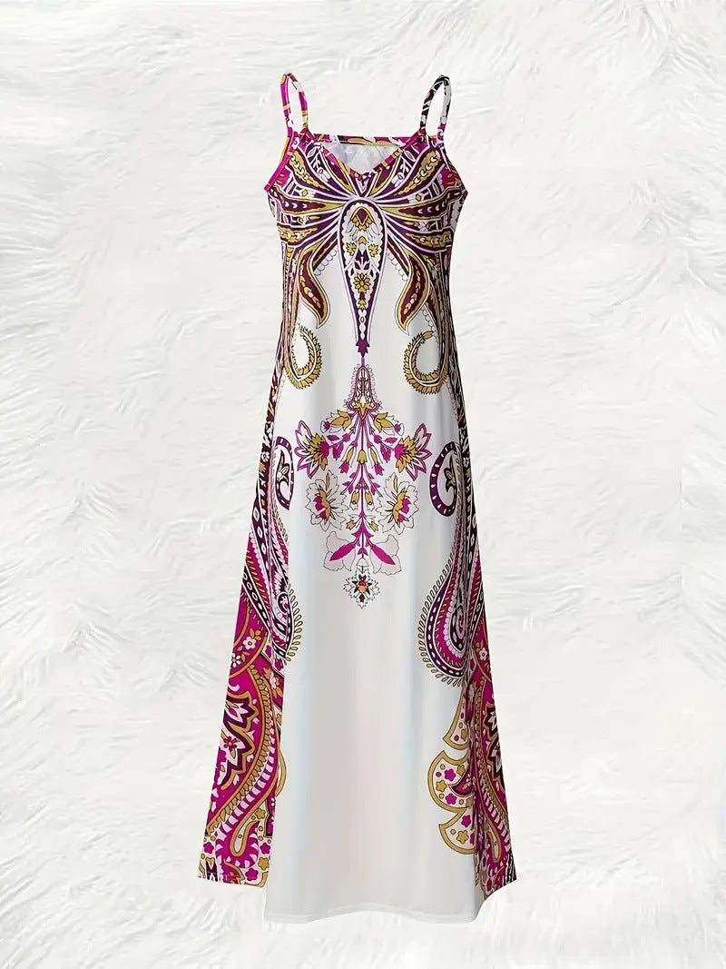 Women's Bohemian Print Dress