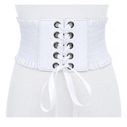 Ladies Bandage Fringe Fashion Girdle Butterfly End Waist
