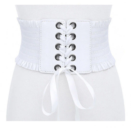 Ladies Bandage Fringe Fashion Girdle Butterfly End Waist