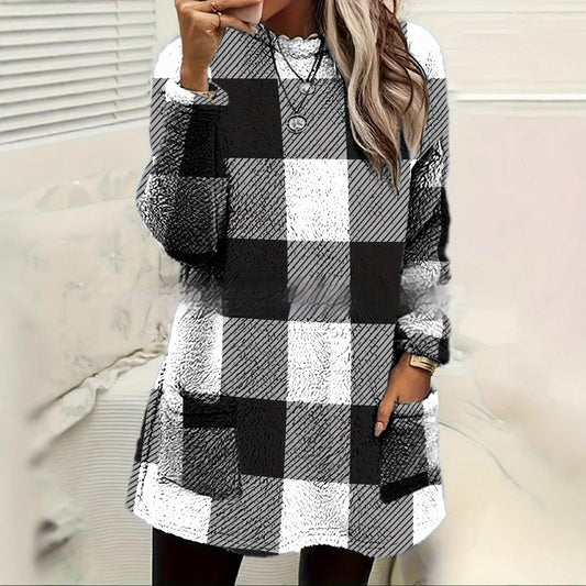Women's Plush Long Casual Pullover