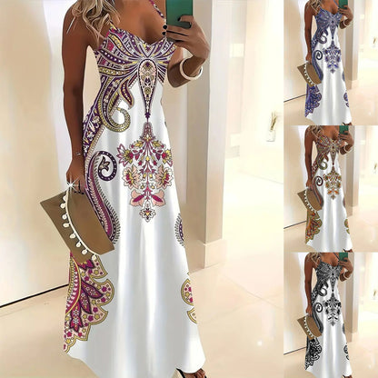 Women's Bohemian Print Dress